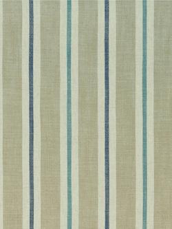 Clarke & Clarke Sackville Stripe Made to Measure Curtains or Roman Blind, Eau De Nil/Linen, Eau De Nil/Linen