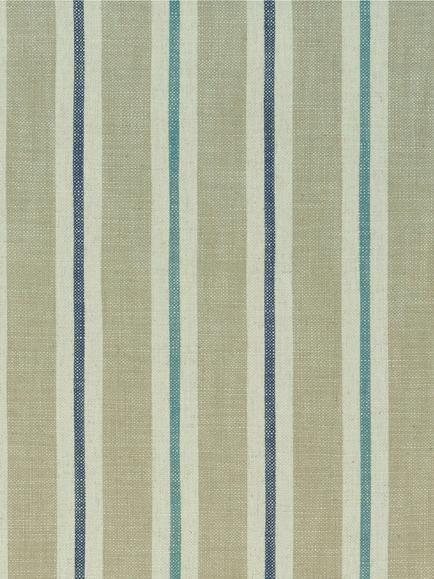 Clarke & Clarke Sackville Stripe Made to Measure Curtains or Roman Blind, Eau De Nil/Linen, Eau De Nil/Linen