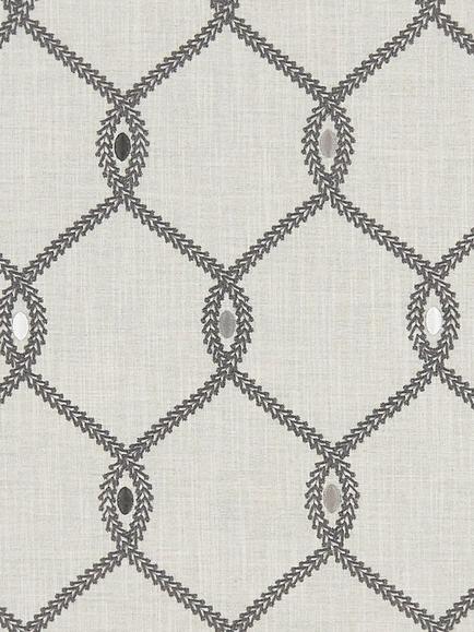 Clarke & Clarke Opus Furnishing Fabric, Charcoal