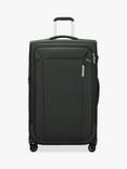 Samsonite Respark Spinner 4-Wheel 79cm Expandable Large Suitcase, Forest Green