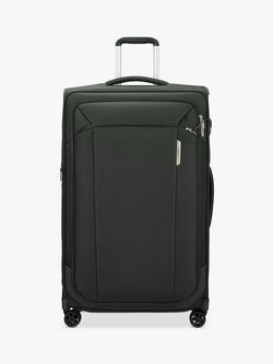Samsonite Respark Spinner 4-Wheel 79cm Expandable Large Suitcase - view 2, Forest Green
