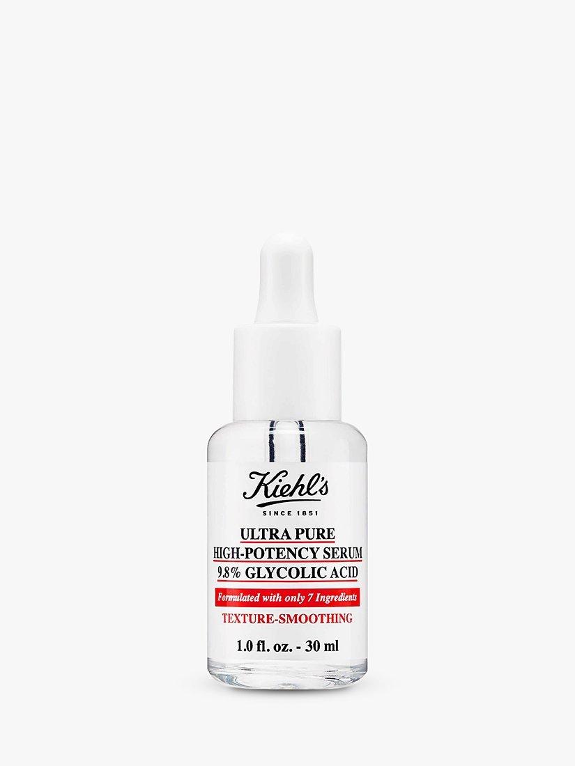 Product image 1 of 8, which shows Kiehl's Ultra Pure High-Potency Serum 9.8% Glycolic Acid, 30ml