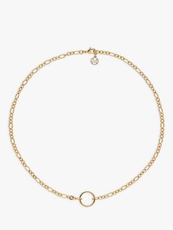 Melissa Odabash Ring Charm Chain Necklace, Gold, Gold