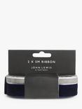 John Lewis Velvet Ribbon, Set of 2, 5m, Navy