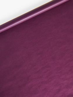 John Lewis Plain Kraft Wrapping Paper, 10m, Damson, Purple