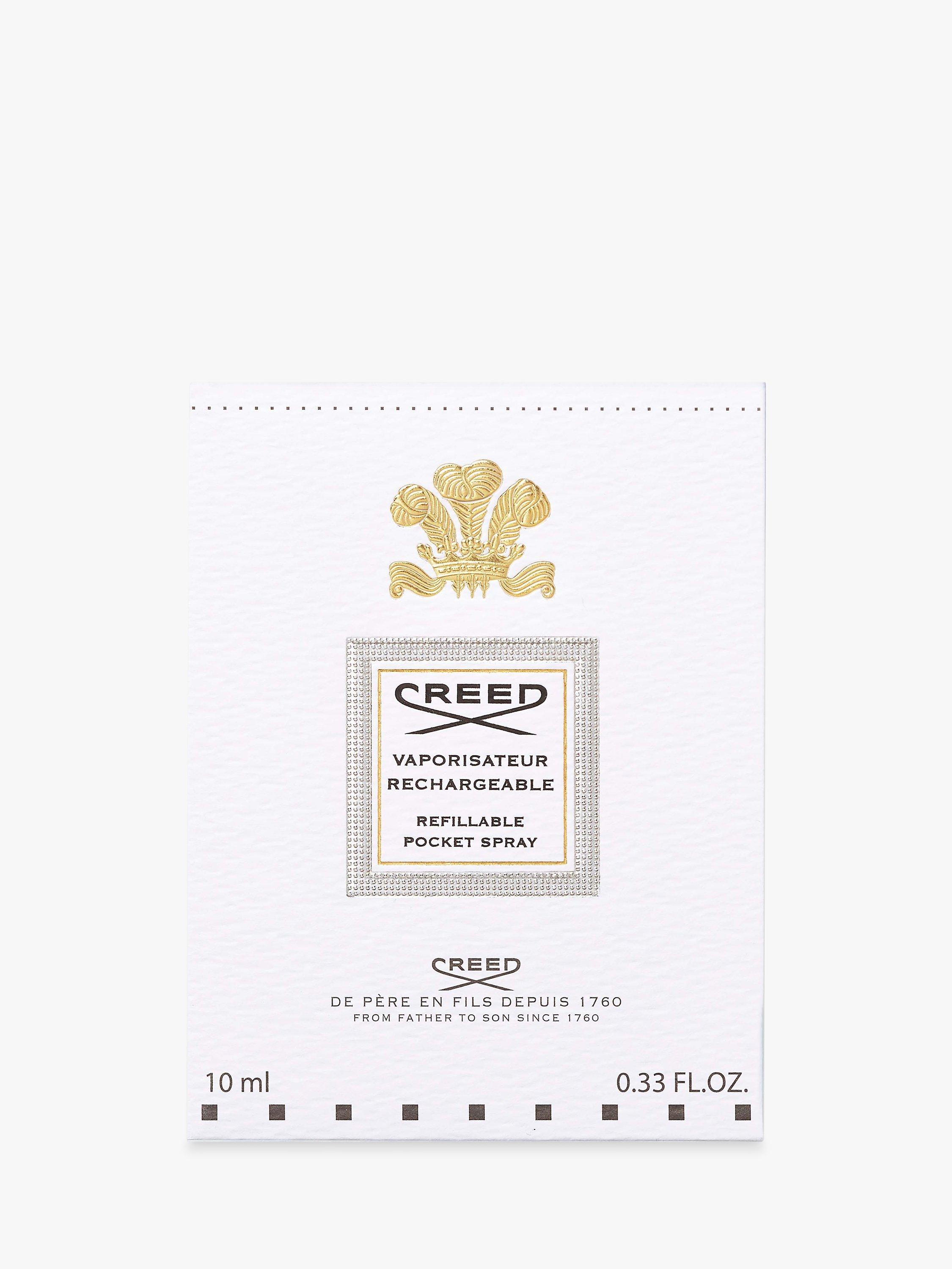 CREED Travel Atomiser, Silver, 10ml