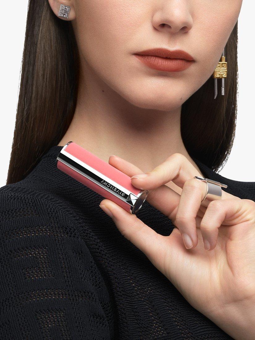 Product image 4 of 5, which shows Givenchy Le Rouge Sheer Velvet Refillable Matte Lipstick, 09 Beige Sable