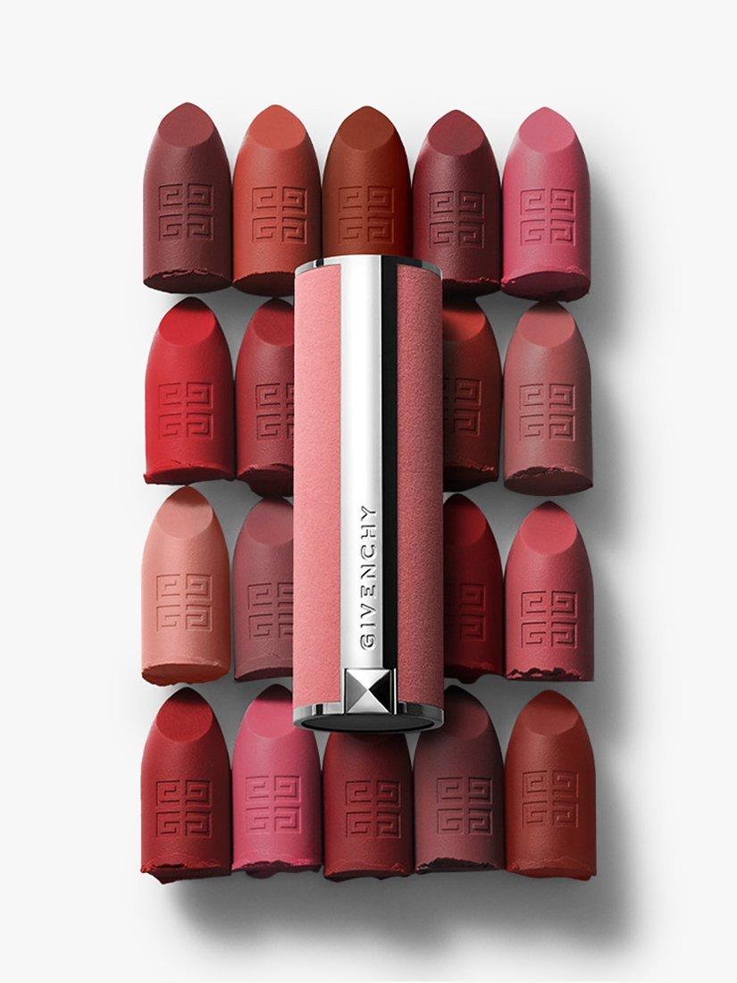 Product image 5 of 5, which shows Givenchy Le Rouge Sheer Velvet Refillable Matte Lipstick, 50 Brun Acajou
