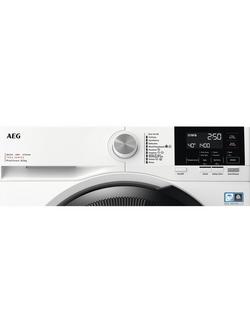 AEG 7000 LWR7185M4B Freestanding Washer Dryer 8/5kg Load, 1400rpm Spin, White - view 2, White