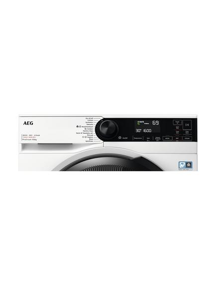 AEG 7000 LWR7496O4B Freestanding Washer Dryer, 9/6kg Load, 1600pm Spin, White - view 2, White