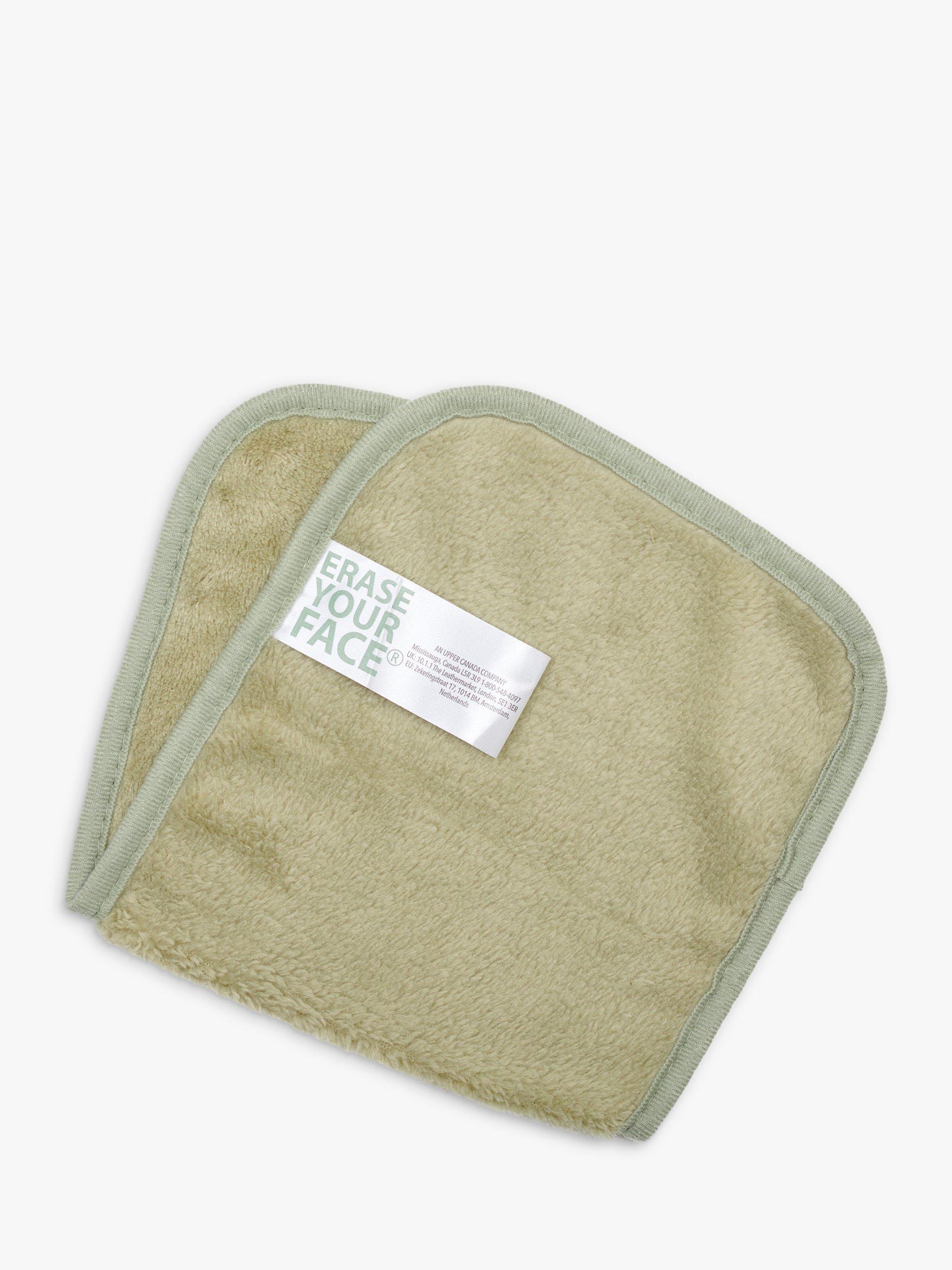 Erase Your Face Make Up Remover Cloth, Green