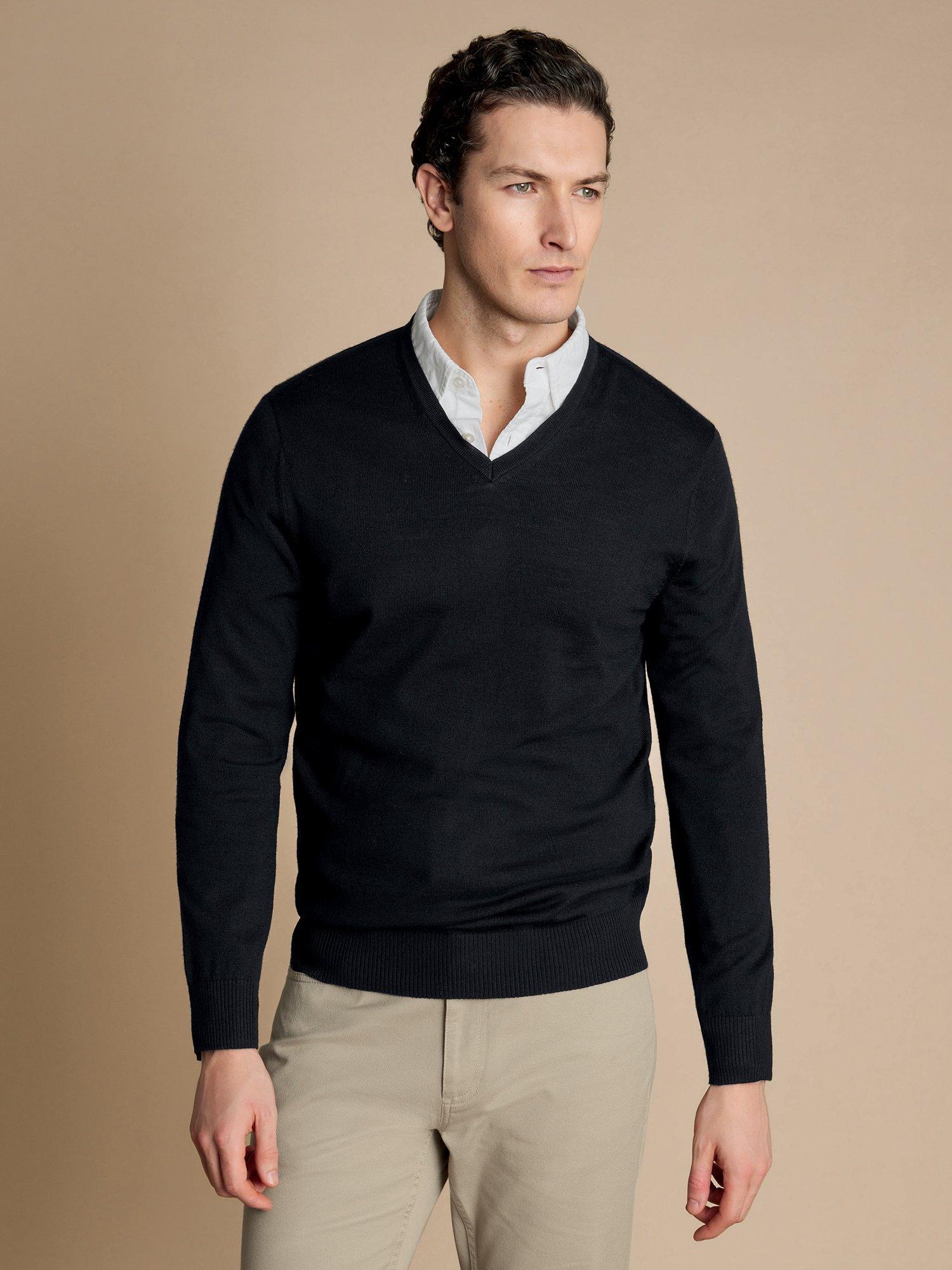 Charles tyrwhitt merino pullover sale