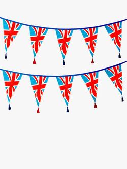 Talking Tables Union Flag Bunting, Multi, Multi