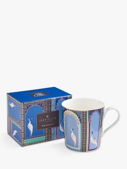 Sara Miller India Lattice Windows 22ct Gold Fine China Mug, 344ml, Multi - view 2, Multi