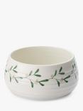 Sophie Conran for Portmeirion Mistletoe Porcelain Dipping Dish, 12cm, White/Green