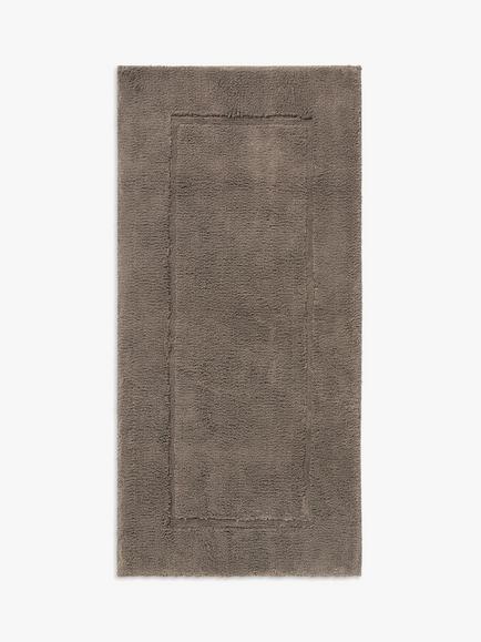 John Lewis Micro-Fresh Extra Large Deep Pile Bath Mat, Umber