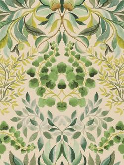 Designers Guild Karakusa Wallpaper, Emerald Pdg1157/04