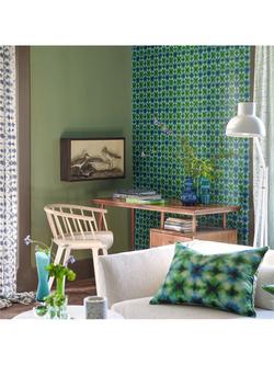 Designers Guild Shibori Wallpaper - view 2, Emerald