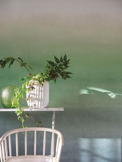 Designers Guild Shoshi Wallpaper Panel Set - view 2, Jade Pdg1163/03