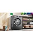 Bosch Series 6 WGG244FRGB Freestanding Washing Machine, 9kg Load, 1400rpm Spin, with Autodose, Graphite