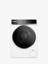 Bosch Series 8 WGB256A1GB i-DOS Freestanding Washing Machine, 10kg Load, 1400rpm Spin, White