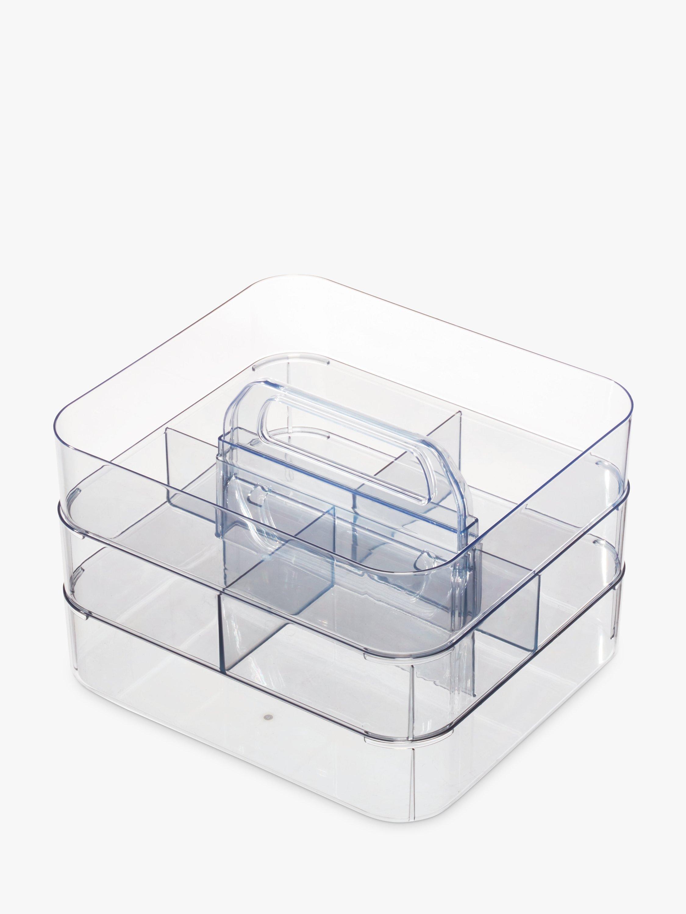 Wall Space Stackable, Layered Toolbox, Clear, H18.3 x W28.7 x D25.4cm