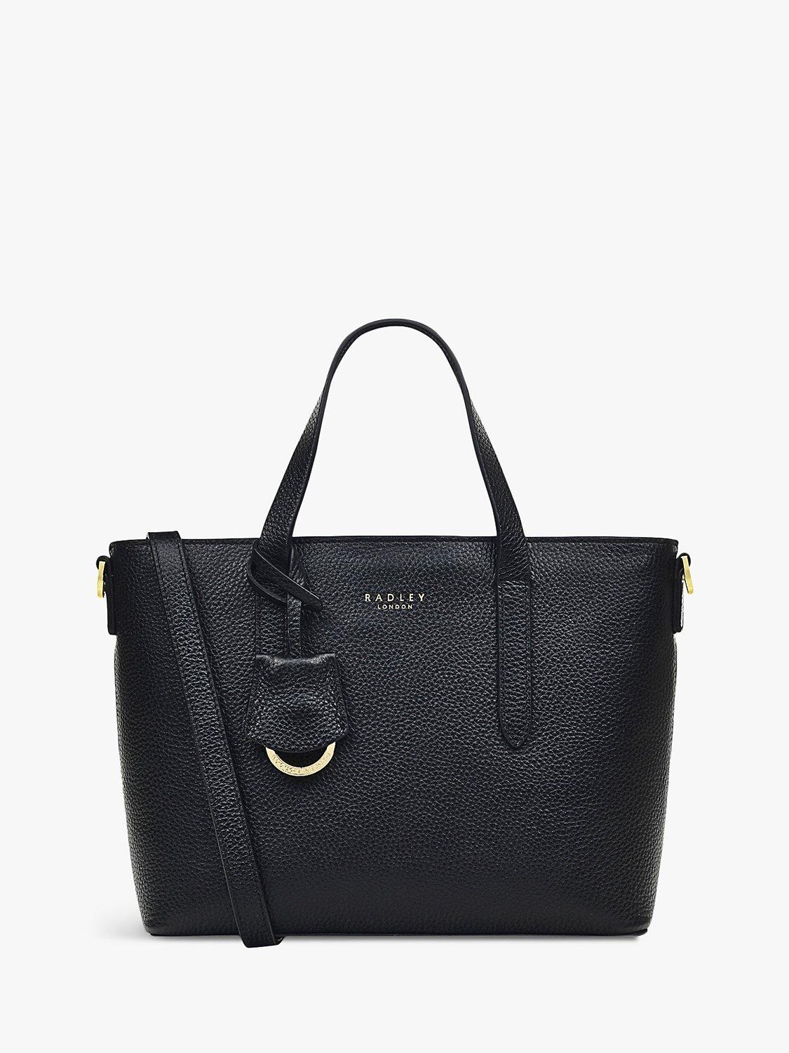 Radley Silk Street Small Open Top Multiway Shoulder Bag, Black