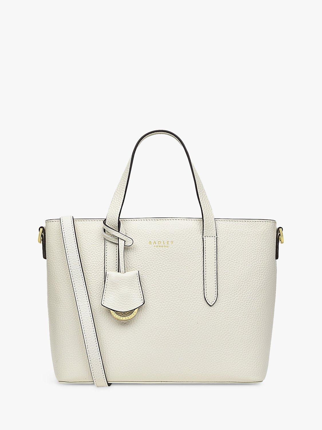 Radley Silk Street Small Open Top Multiway Shoulder Bag, Chalk