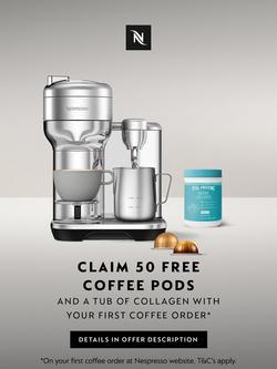 Nespresso Vertuo Creatista Coffee Machine by Sage - view 2, Stainless Steel