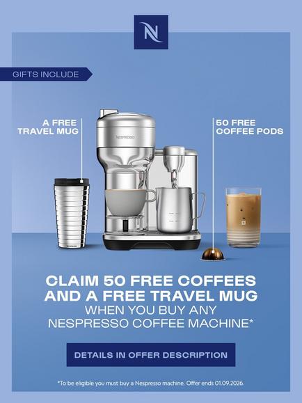Nespresso Vertuo Creatista Coffee Machine by Sage - view 2, Stainless Steel