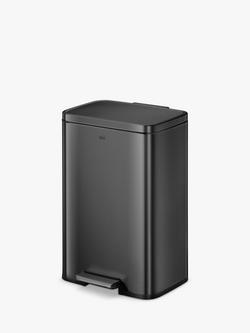 EKO Madison 25+20L Recycling Bin, Matt Black