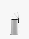 EKO Madison 25+20L Recycling Bin, Stainless Steel
