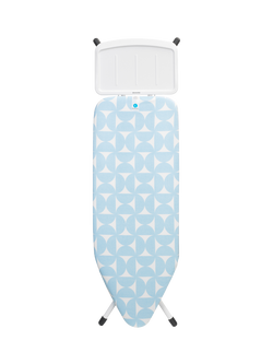 Brabantia Ironing Board C, 124 x 45cm, Solid Steam Unit Holder - Fresh Breeze, Fresh Breeze