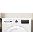 Bosch Series 4 WTN83202GB Freestanding Tumble Dryer, 8kg Load, White