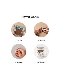 Cricut® Permanent Vinyl Sampler, Skin Tones, 10 Sheets - view 2, Skin Tones Multi