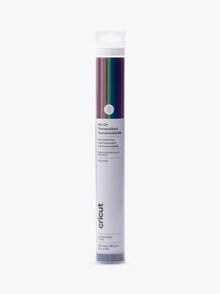 Cricut® Reflective Iron-On Heat Transfer Vinyl, Rainbow, Rainbow Multi