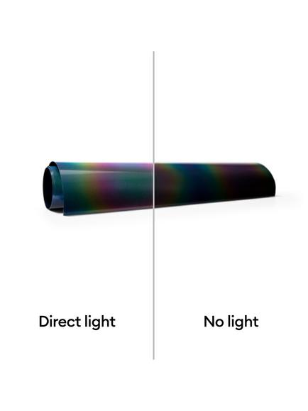 Cricut® Reflective Iron-On Heat Transfer Vinyl, Rainbow - view 2, Rainbow Multi