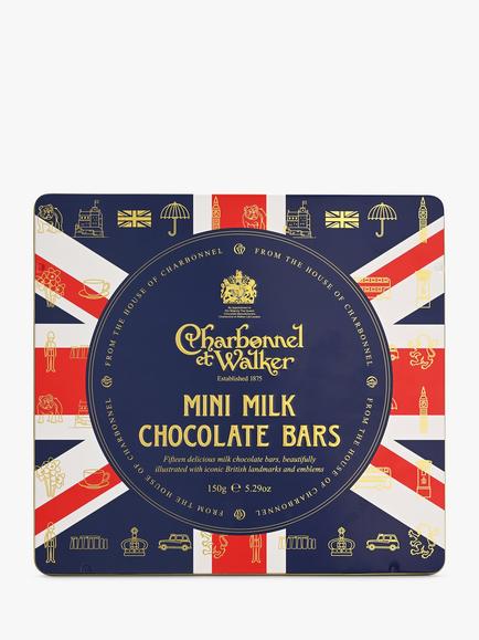 Charbonnel et Walker Tourism Mini Milk Chocolate Bars, 150g, Multi