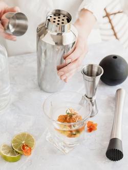 Uberstar Cocktail Shaker Gift Set, 700ml, Stainless Steel - view 2, Stainless Steel