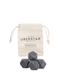 Uberstar Hex Whisky Stones, Set of 4