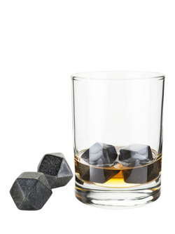 Uberstar Hex Whisky Stones, Set of 4 - view 2, Granite