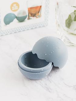 Uberstar Silicone Ice Sphere Moulds, Pack of 4, Blue - view 2, Blue