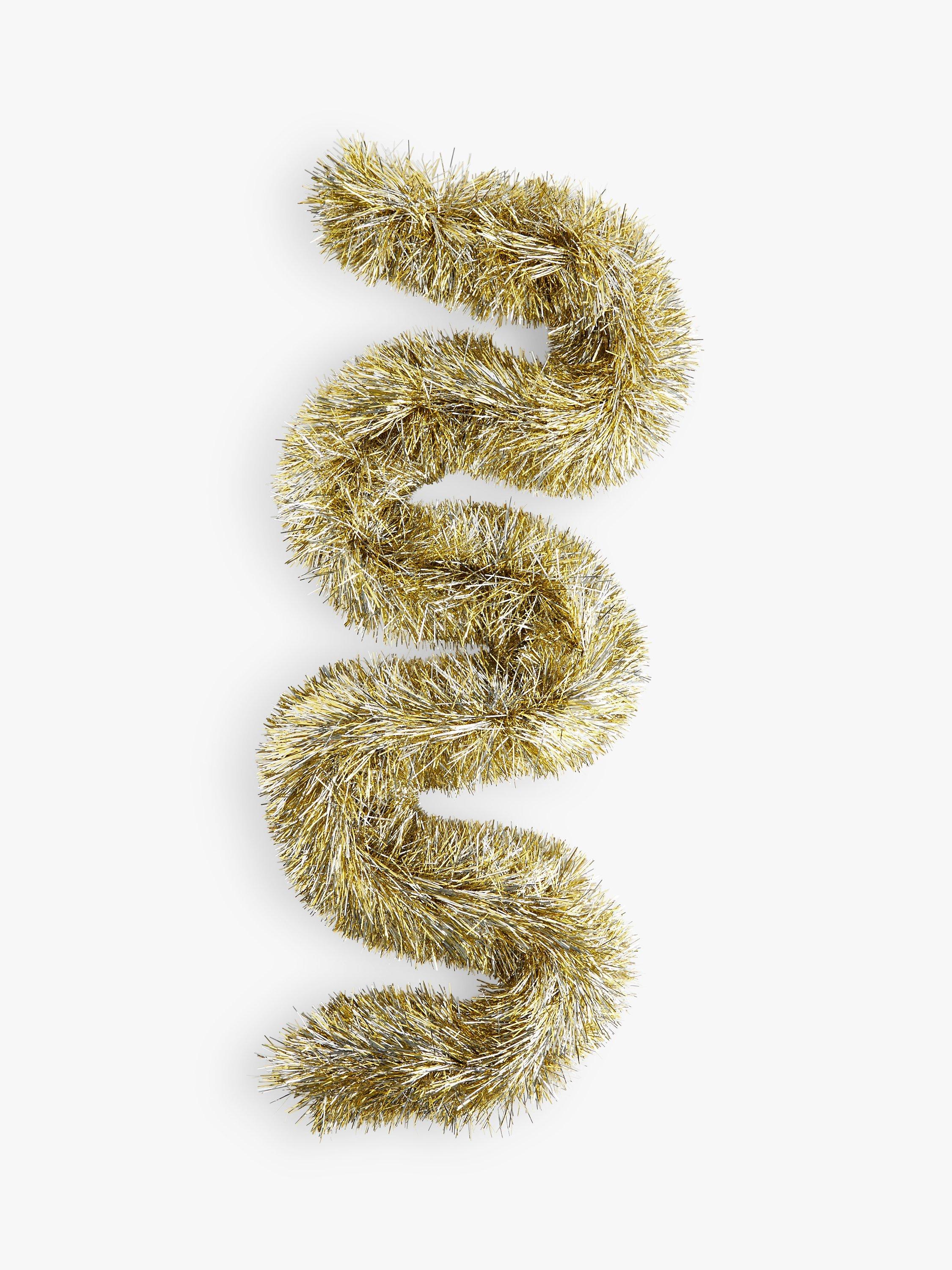 John Lewis Rainbow Time Capsule Down Swept Tinsel, Gold