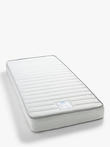 John Lewis Open Coil Spring Kids' Mattress, Medium Tension, Single, White
