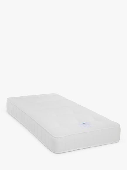 John Lewis Hampshire Luxury Wool Kids' Mattress, Medium Tension, Single, White