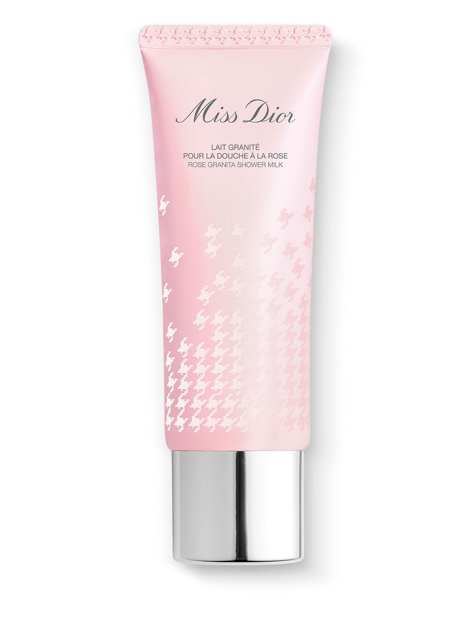 Product image 1 of 4, which shows DIOR Miss Dior Rose Granita Shower Milk, 75ml