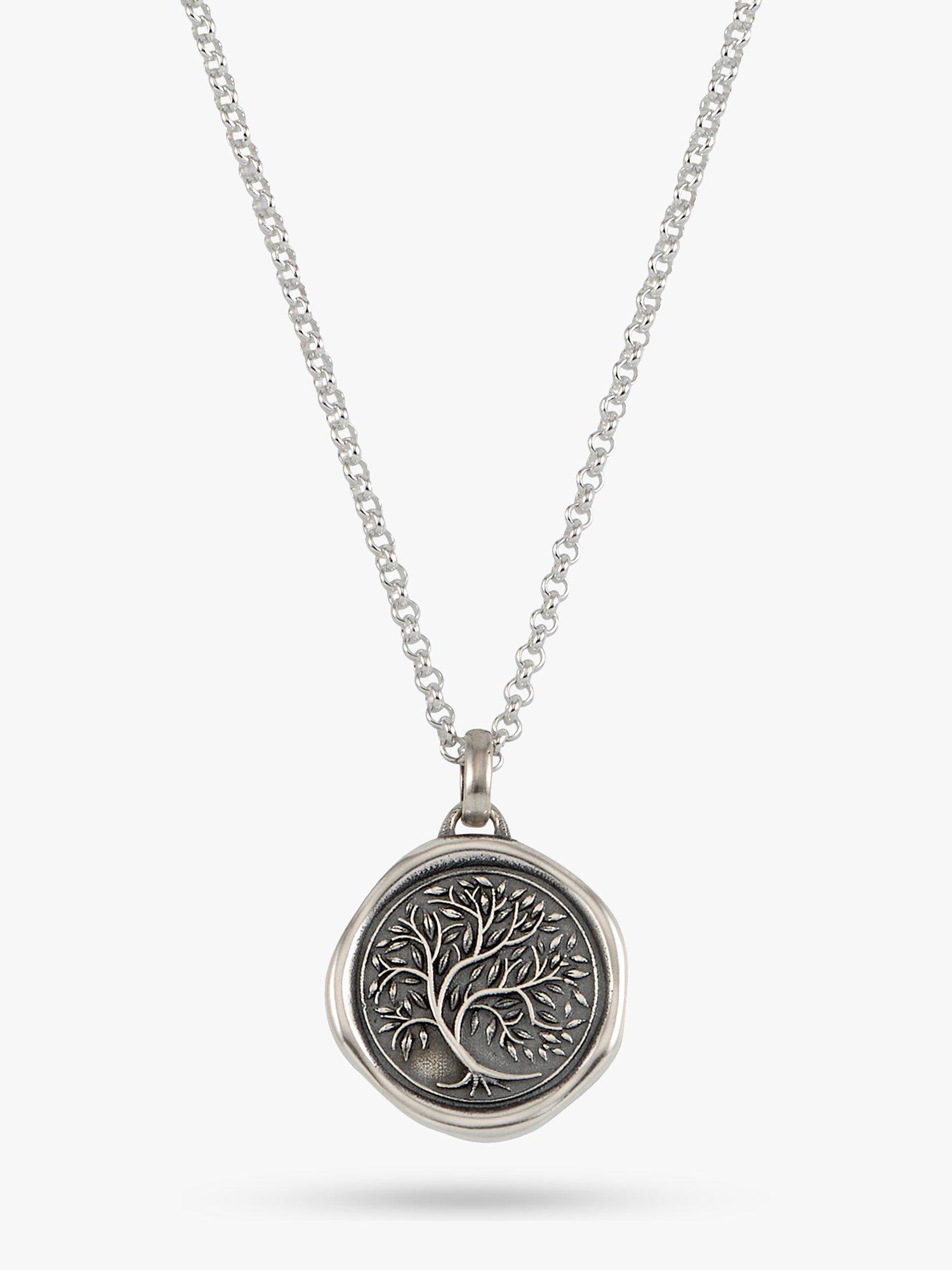 Mens tree necklace hot sale