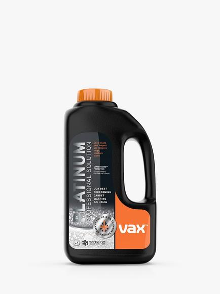 Vax Platinum Professional Carpet Cleaning Solution, 1.5L, Black/Orange