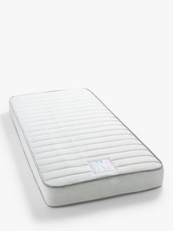 John Lewis Pocket Spring Quilted Kids' Mattress, Medium Tension, Single, White