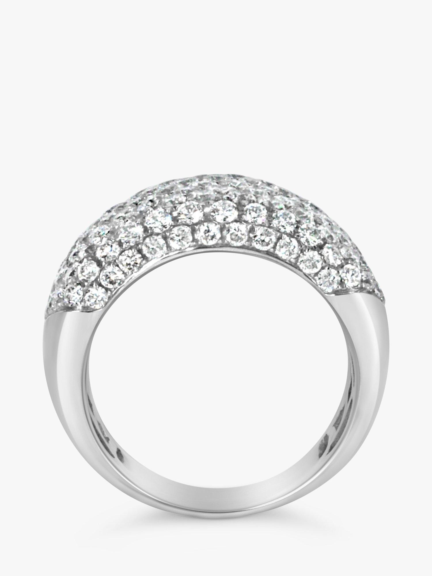 Product image 5 of 5, which shows Milton & Humble Jewellery Pre-Loved 18ct White Gold Diamond Pavé Ring